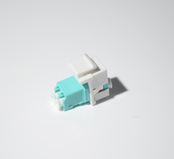 ABS Housing Fiber Optic Keystone Coupler Jacks Inserts Modules ROHS Approval
