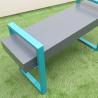 Buy cheap Factory Outlet Contemporary Solid Wood Steel Bench Simple Design Park Bench from wholesalers
