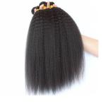 Qingdao Hair 9a Grade Peruvian Hair Bundles Kinky Straight Texture 10" to 30"