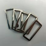 Silver Custom Metal Backpack Strap Adjuster Nickle Chrome Free