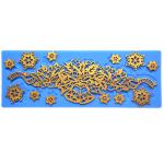 Edible Flexible Silicone Baking Utensils Cake Lace Mats Disposable Customized