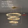 Buy cheap Nordic Luxury Ceiling Lamp Creative Living Room Dining Room Crystal Ceiling Chandelier(WH-CA-101) from wholesalers