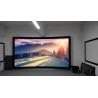Buy cheap ROHS Cinema curved fixed frame screen , wall mounted screens for projectors from wholesalers