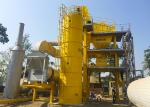 Yellow Color Stationary Asphalt Mixing Plant Stable Running High Performance