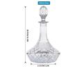 Buy cheap Whiskey Brandy Vodka Tequila Glass Bottle Decanter with Label and Leak Stopper Perfect from wholesalers