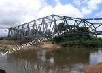 Walking Steel Truss Bridge , Pedestrian Prefabricated Steel Bridges Simple