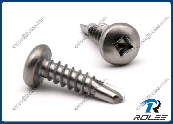 Buy cheap 304/316/410 Stainless Steel Robertson Square Pan Head Self Drilling Screws from wholesalers