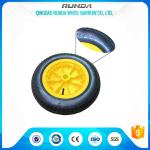 75mm Hub Length Pneumatic Wagon Wheels PP RIM Bush Bearing Straight Valves