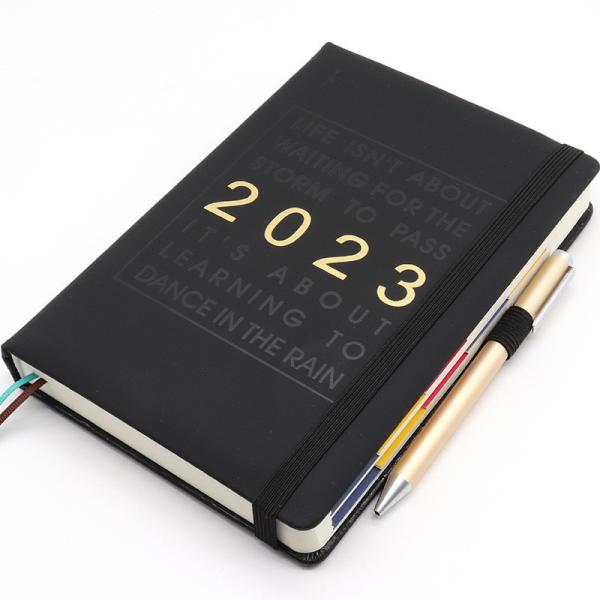 Binding Loose-leaf Leather Journal Hardcover Planner Customizable for School