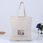 High quality custom logo printed cotton calico grocery bag