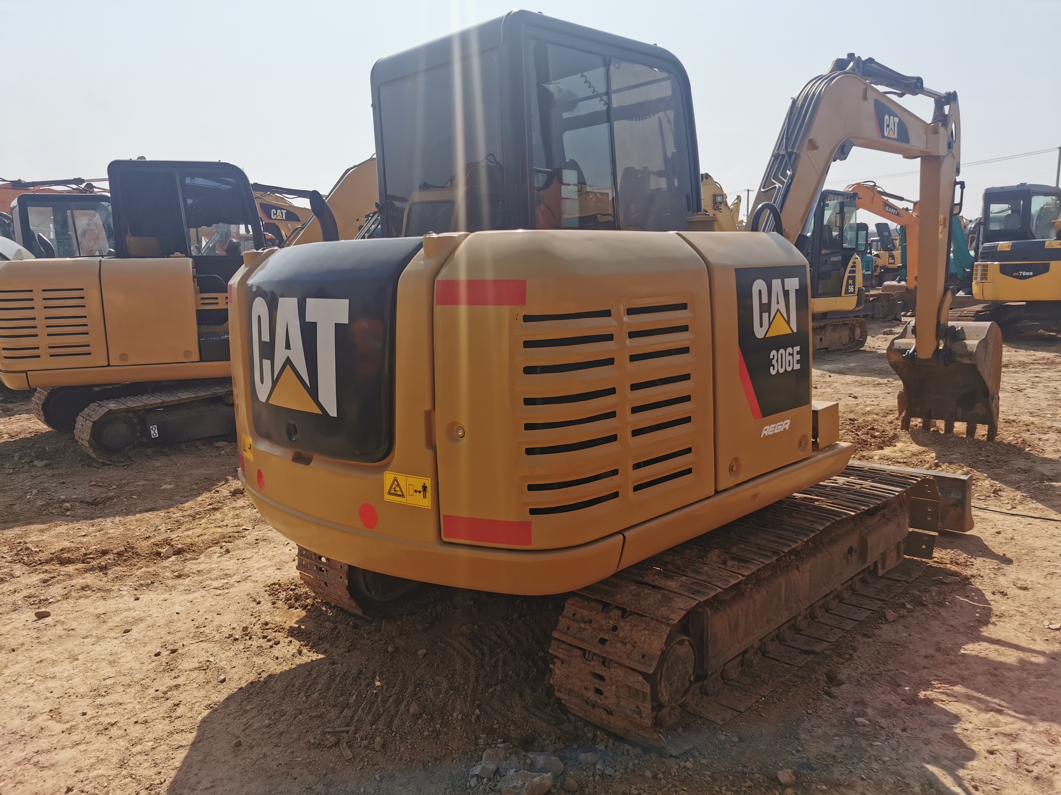 Hydraulic Cylinder Original Japan Cat 306E Used Excavator with 1900 Working Hours