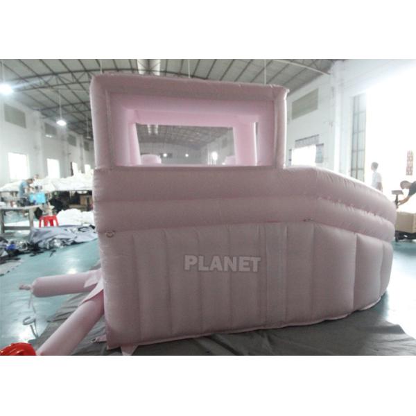 Outdoor Backyard Kids Pastel Pink Bounce House Inflatable Bouncer Bouncy Castle With Water Slide And Pool