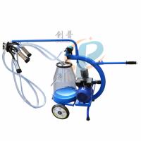 Buy cheap HL-JN07 0.75Kw Motor Dry Type Pump Mobile Milking Machine with Plastic Bucket product