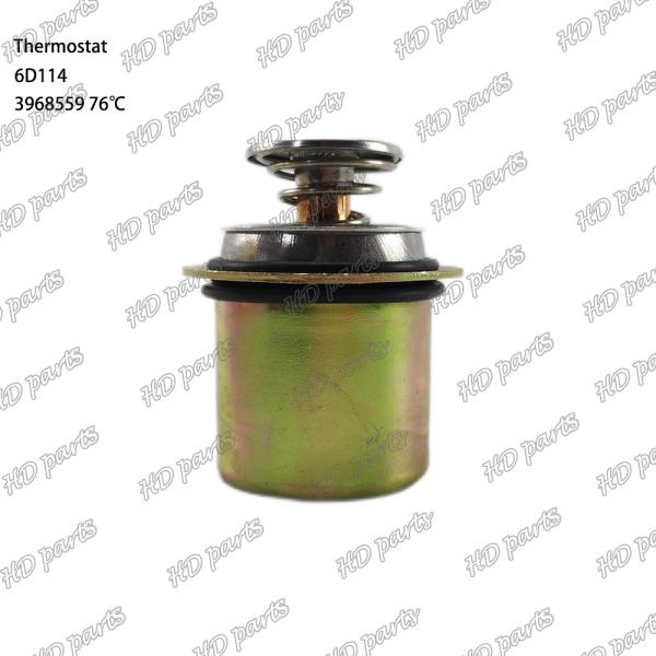 Buy cheap Thermostat 6D114 3968559 76℃ Engine Part from wholesalers