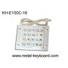 Buy cheap Vandal Proof Stainless steel Kiosk Keypad with 16 Keys , USB Port from wholesalers