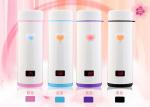 Touch heart cup novelty gifts LED smart vacuum drink bottle