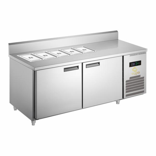 Buy cheap 410L Industrial Refrigeration Equipment Temperature 5-18C/0-5C Efficiency 390W Power Unit Pizza cabinets/Salad cabinets from wholesalers