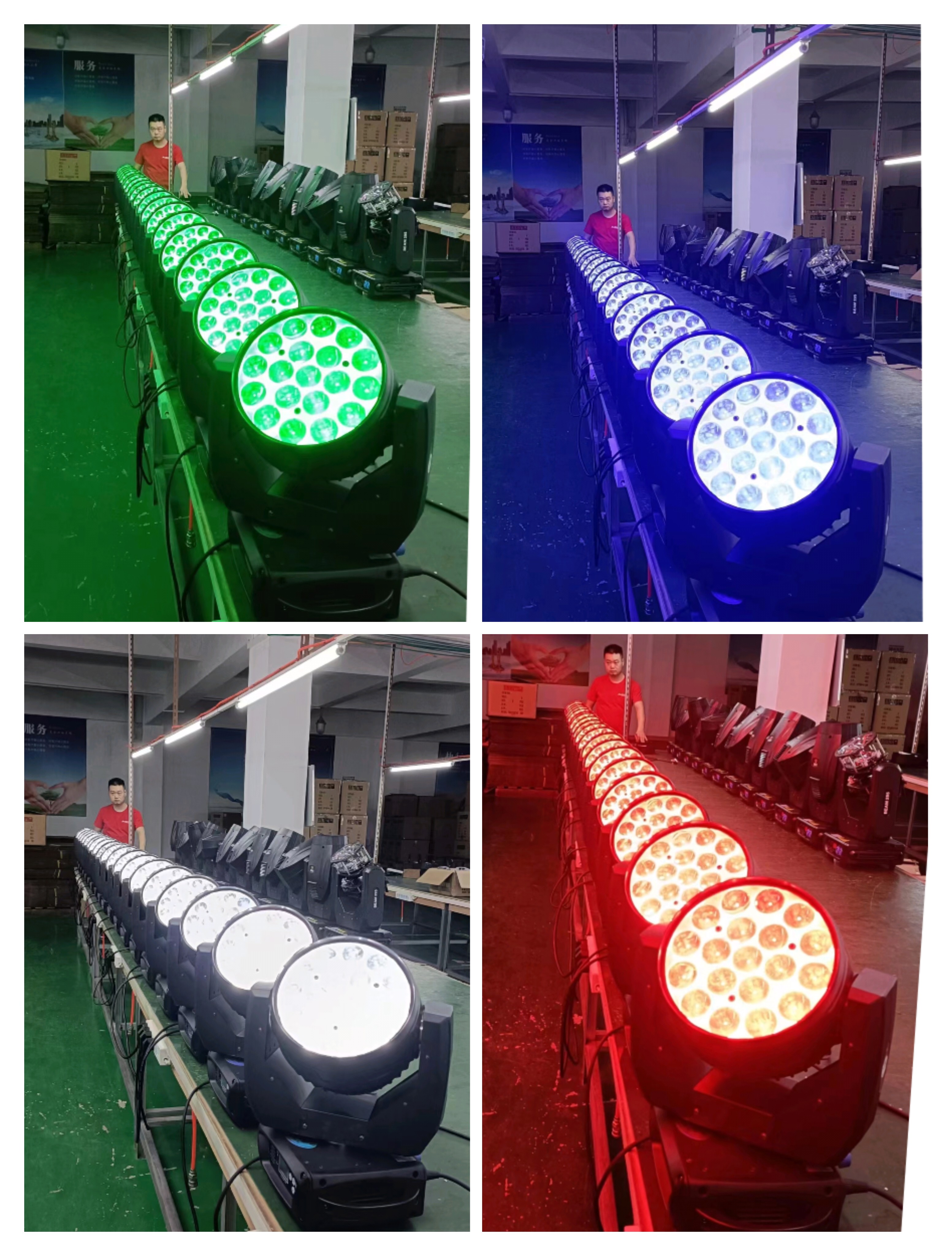 18X10W 4in1 LCD Display Waterproof Flat Wash PAR Light for DJ Stage Bar KTV Nightclubs 18 Bulb 150