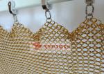 Corrosion Resistance Stainless Steel Chain Braided Ring Mesh For Light