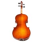 Ebony Parts Solid Wood 4/4 Electric Violin with Case (VE008) Muscial Instruments