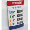 Buy cheap Outdoor Plastic Manual Turnover Gas Price Sign Numbers 7 Segment Price Display Boards from wholesalers