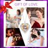 Buy cheap 18 Inch 8.2 Gifts For Mom From Daughter Big Heart Necklace With Austrian crystal Yellow Crystal Necklace For Girlfriend from wholesalers