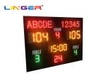 MultiFunction Waterproof IP65 Led Basketball Scoreboard Non Reflective