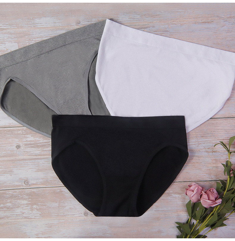 Seamless Thong Womens Underwears Undergarments Stretchy Soft Sporty Hipster Casual Brief
