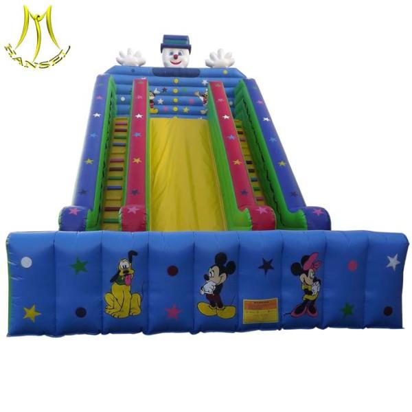 Buy cheap Hansel low price amusement theme park equipment inflatable water slides from wholesalers