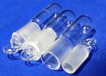 Transparent Laboratory Reagent Bottle Condenser Reactor Water Cooling Quartz