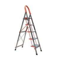 Buy cheap Aluminium Folding 5 Steps Household Kitchen Safety Step Ladders product