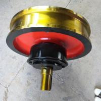 Buy cheap ZG430-640 Alloy Steel Crane Wheel Sets Crane Spare Parts product