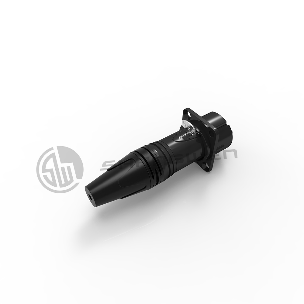 XLR Audio Power Female Socket Connector 4 Pin Microphone IP40