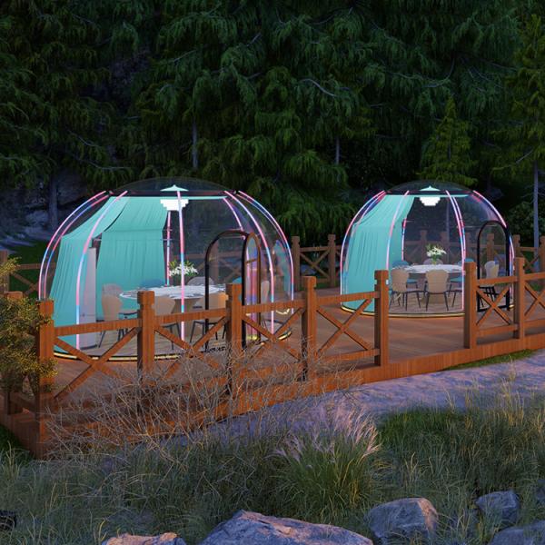 Buy cheap Newest Design Polycarbonate Dome House Height 2.8m Outdoor Bubble Tent from wholesalers