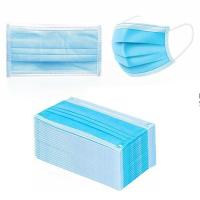 Buy cheap Durable Non Woven Fabrics Disposable 3 Ply Face Mask 17.3cm X 9.3cm CE FDA product