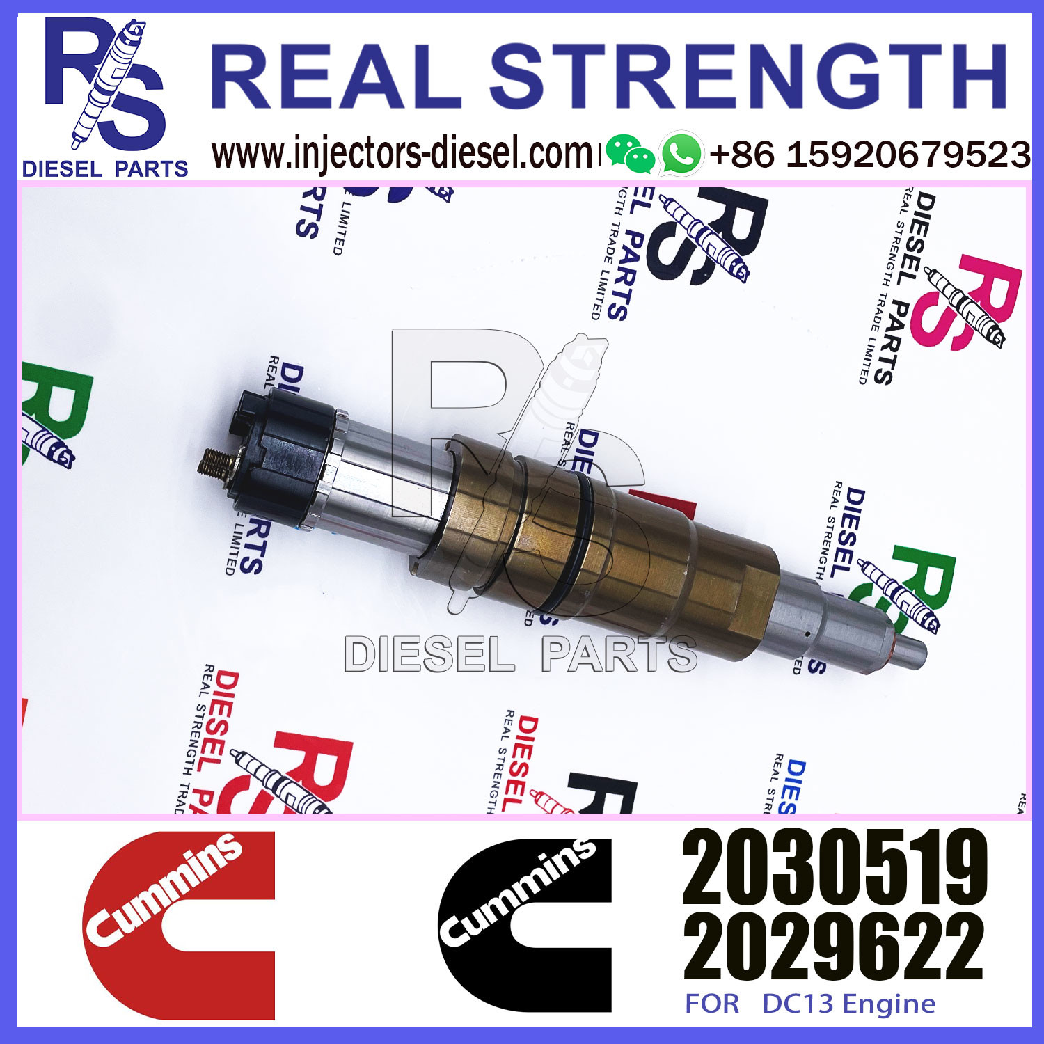 Diesel Engine Fuel Injector 4905880 2872544 2031835 2029622 2030519 For Cumm-ins SCA-NIA Engine