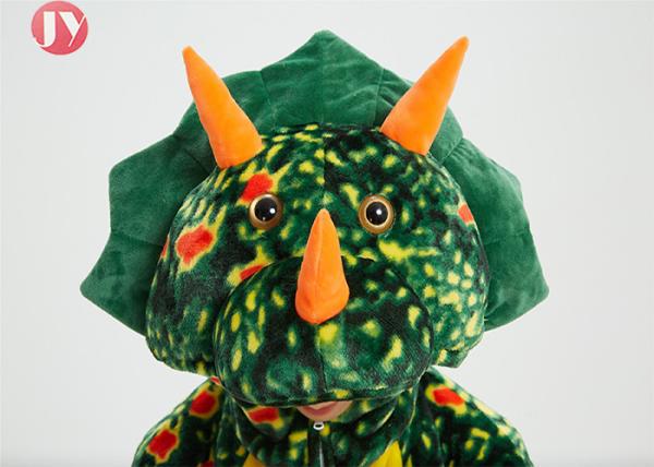Buy cheap Wholesale Polyester Fluffy Flannel Fleece green African dinosaur Kigurumi onesie pajamas from wholesalers