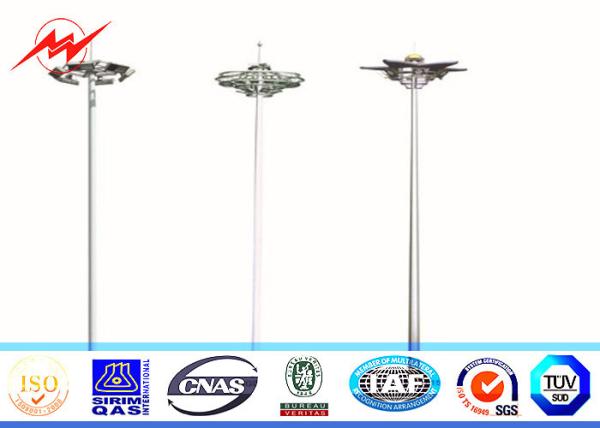 Buy cheap Q345 Steel HDG 40M 60 Lamps High Mast Tower Steel Square Light Poles 15 Years Warranty from wholesalers