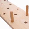 Buy cheap 120*29.5*4cm Core Training Equipment Wall Mounted Rock Climbing Peg Board from wholesalers