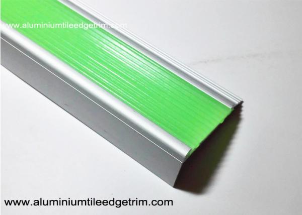 Buy cheap Aluminium Photoluminescent Stair Nosing With 50 mm Width And 20 mm Height from wholesalers