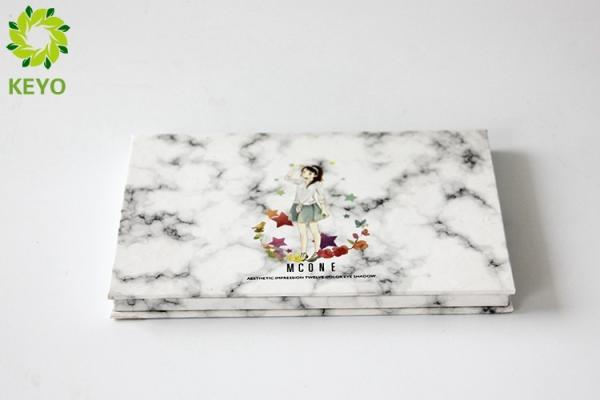 Buy cheap Marbling Style Empty Eyeshadow Palette , 12 Pans Empty Eyeshadow Container from wholesalers