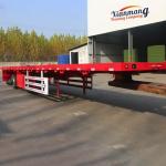 China Xianmang Flatbed Semi Trailer 40ft Transportation Flatbed Container Semi