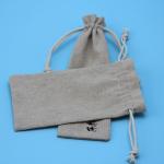 Jute / Linen Gift Package Natural color Custom Printed Jute Bags