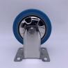 Buy cheap Blue TPR Thermoplastic Tread Rigid Stainless Caster Wheels 3 Inch 75mm from wholesalers