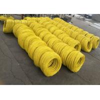 Buy cheap Yellow Black Annealed 16 Gauge Metal Tie Wire Reel product