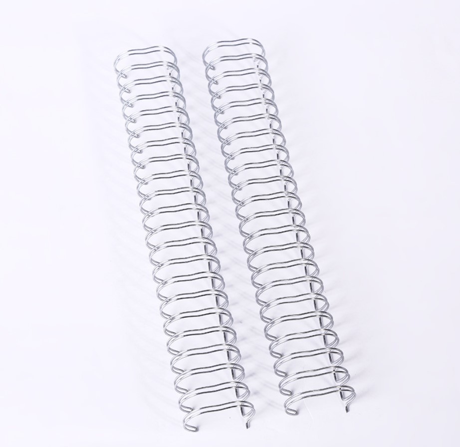 Notebook Wire Spiral Binding , 3/8 Inch Electroplating Double Wire Ring