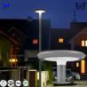 Buy cheap IP66 Waterproof Solar Wall Pillar Garden Light Street Lighting Outdoor LED Solar Garden Light with PIR Motion Sensor from wholesalers