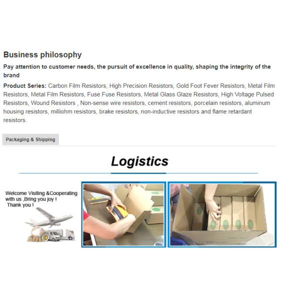 Sell Well Metal Film 0.25Watt 1/4W 1 ohm resistor color code