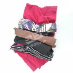 Garment Cutting Clips Textile Waste Cotton Dark Color T Shirt Cleaning Cloth
