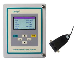 China Velocity Measuring Device Open Channel Flow Meters Ultrasonic Doppler Flow Meter For Liquids on sale
